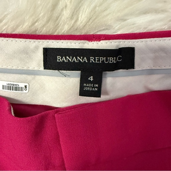Banana Republic Ryan Pants Trousers Hot Pink Women’s Size 4 - Picture 6 of 8